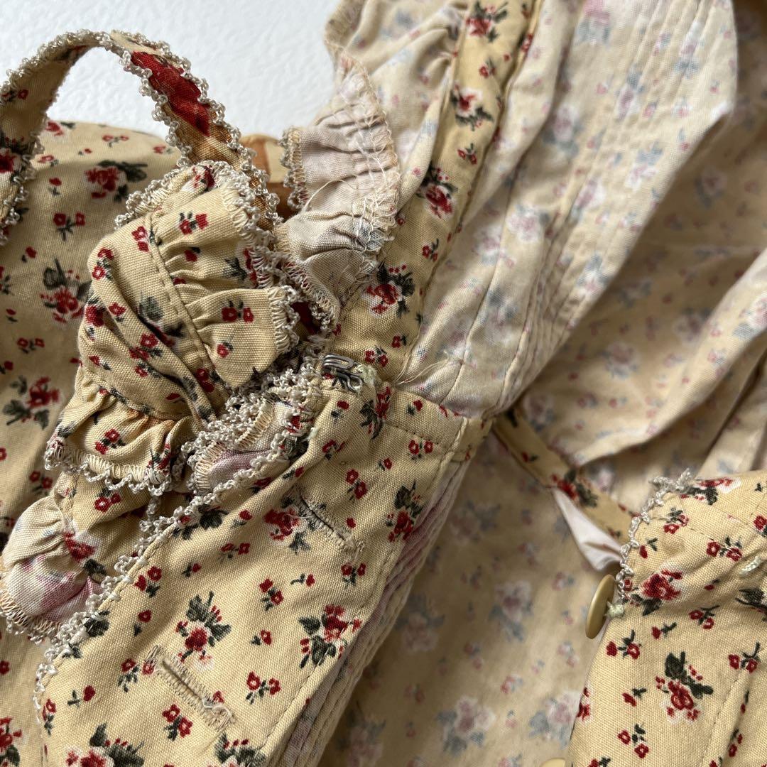 WONDERFUL WORLD　ロングワンピース　テディベア　プリーツ　フード付