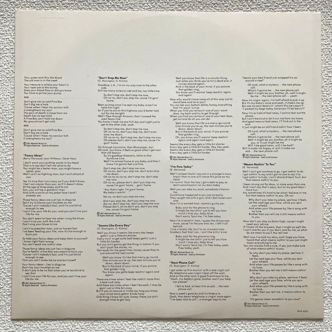 洋楽 Rossington Collins Band THIS IS THE WAY