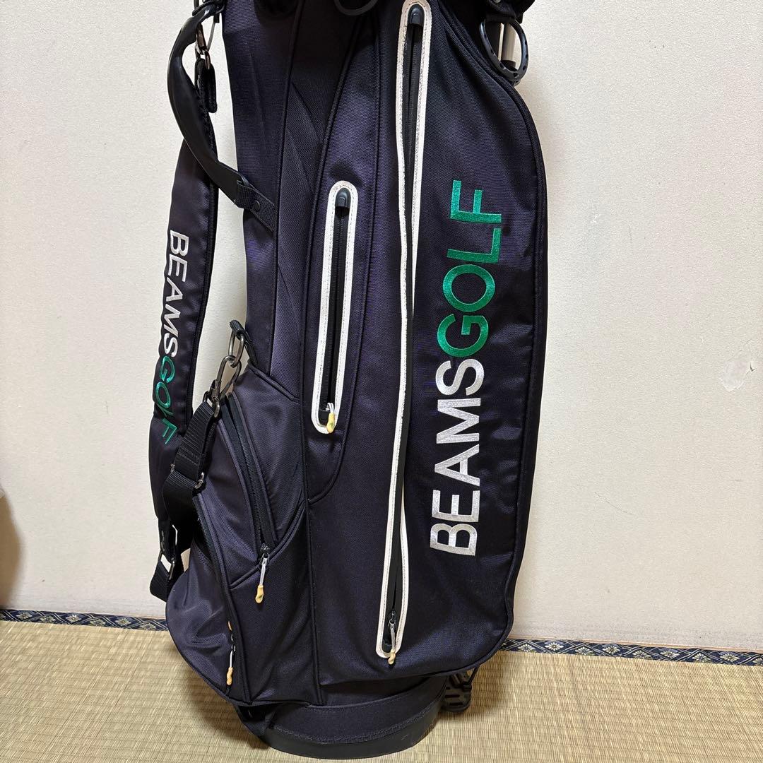 BEAMSGOLF ブラック ゴルフバッグヘッドカバー3点おまけ