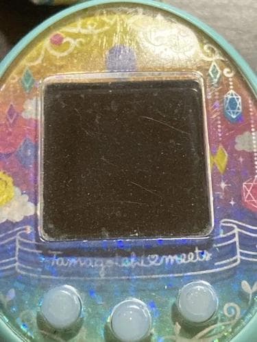 【動作確認済】バンダイ　たまごっちみーつ　ファンタジー　ブルー　ストラップ付