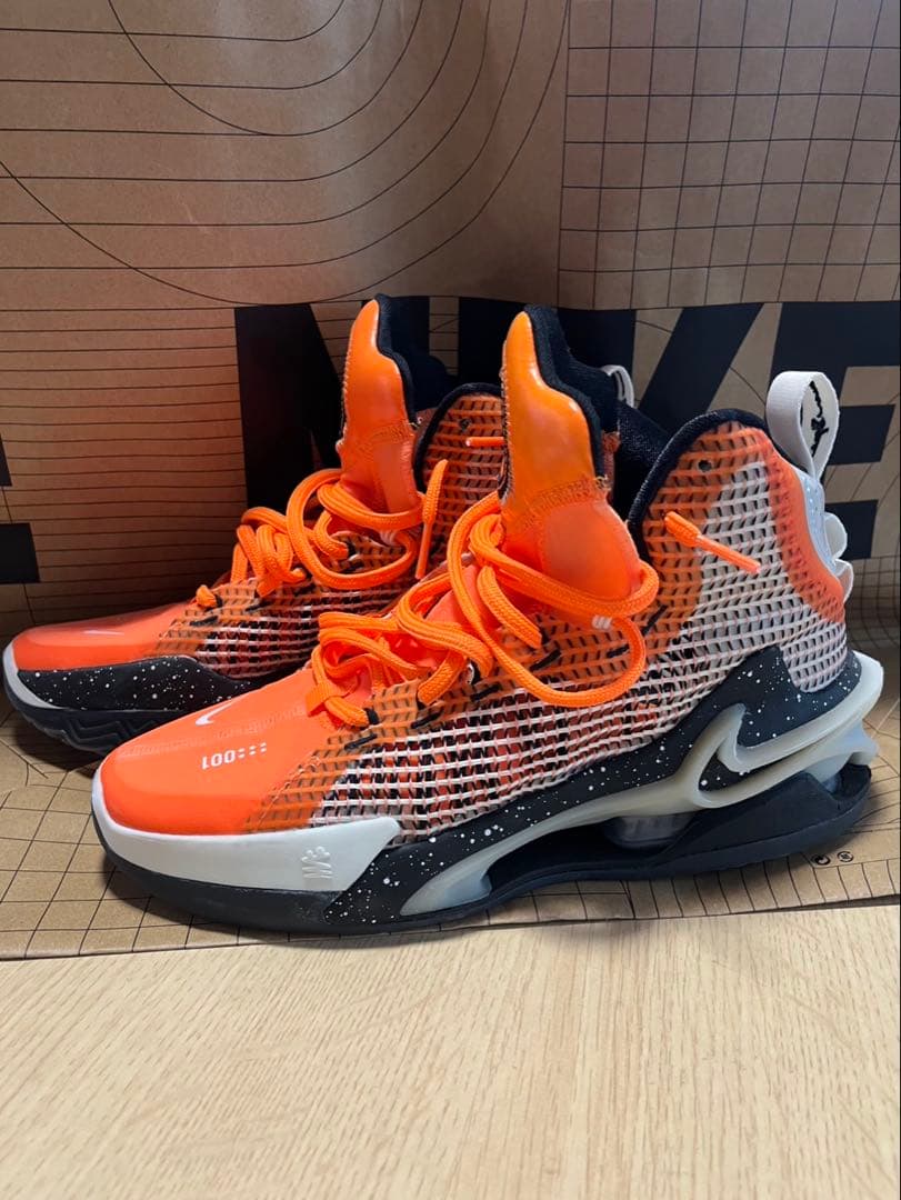 ナイキ　エア ズーム G.T. ジャンプ　オレンジ/ブラック