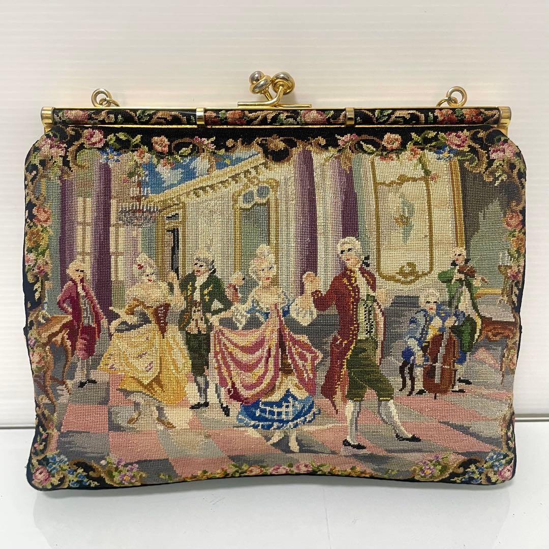 Leu Locati レウロカティ プチポアン パーティーバッグ アンティーク