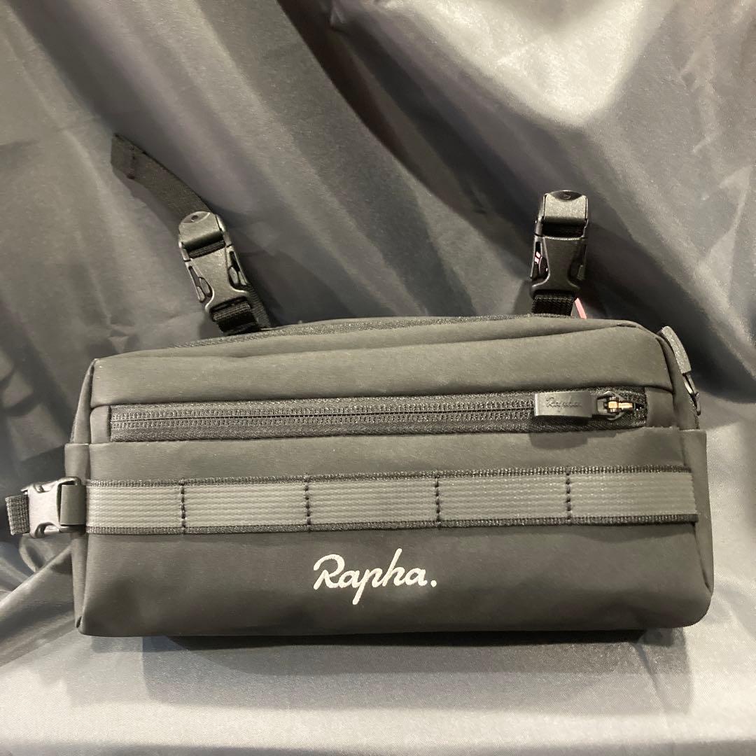 Rapha ブラック ハンドルバーバッグ