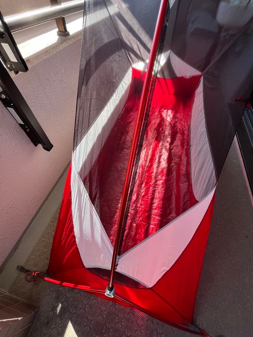 MSR HUBBA NX 1人用テント(グリーン) & スイス製ダウンシュラフ