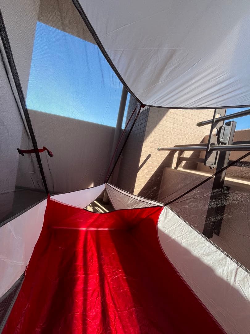 MSR HUBBA NX 1人用テント(グリーン) & スイス製ダウンシュラフ