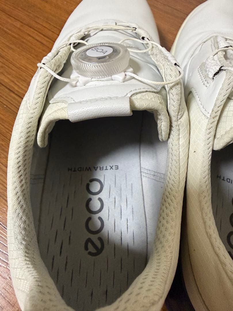 訳あり美品　26.5 ECCO ゴルフシューズ ホワイト