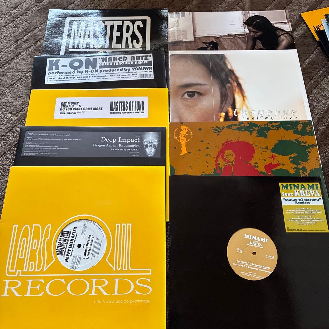 レコード24枚セット　hiphop R&B J-POP まとめ売り　dj 廃盤