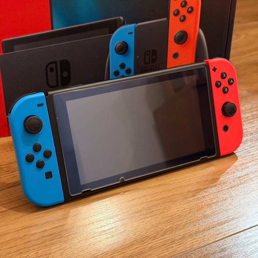【動作確認済】Nintendo Switch 本体 ネオン 箱あり 付属品完備