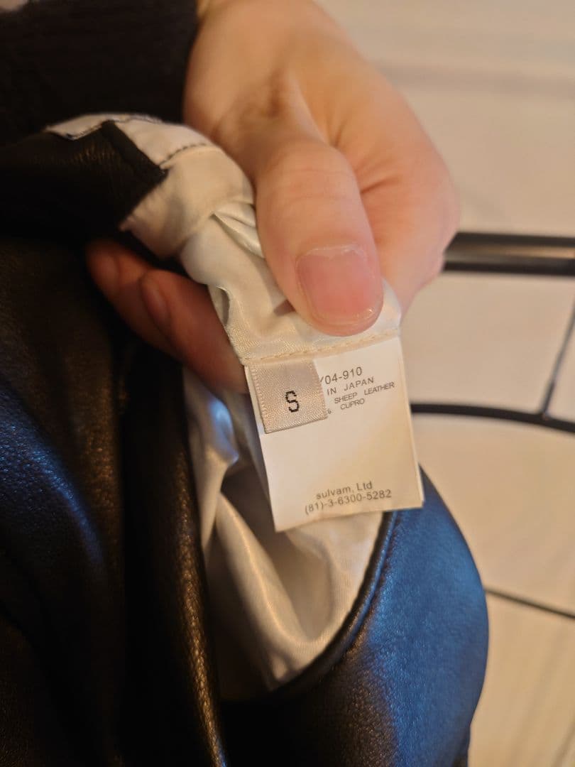 sulvam レザージャケット サイズ1