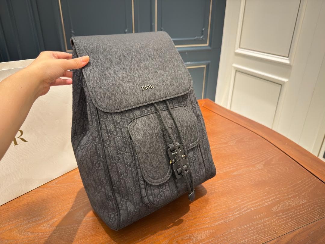 Dīor ブラック バックパック