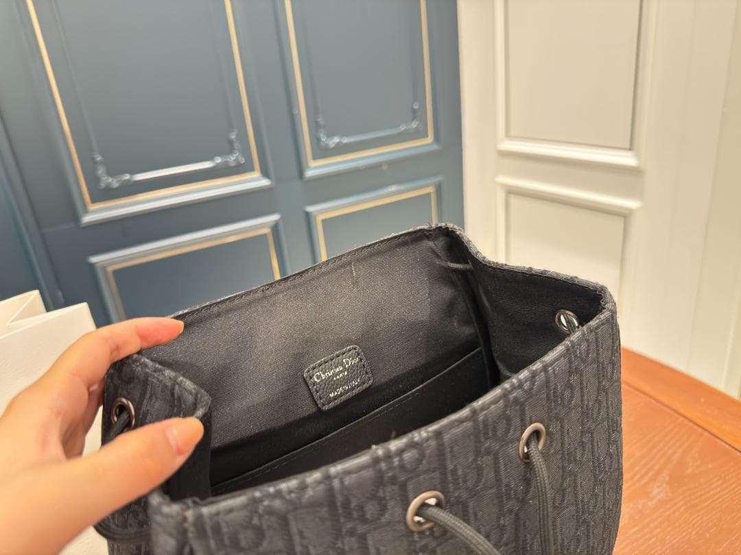 Dīor ブラック バックパック