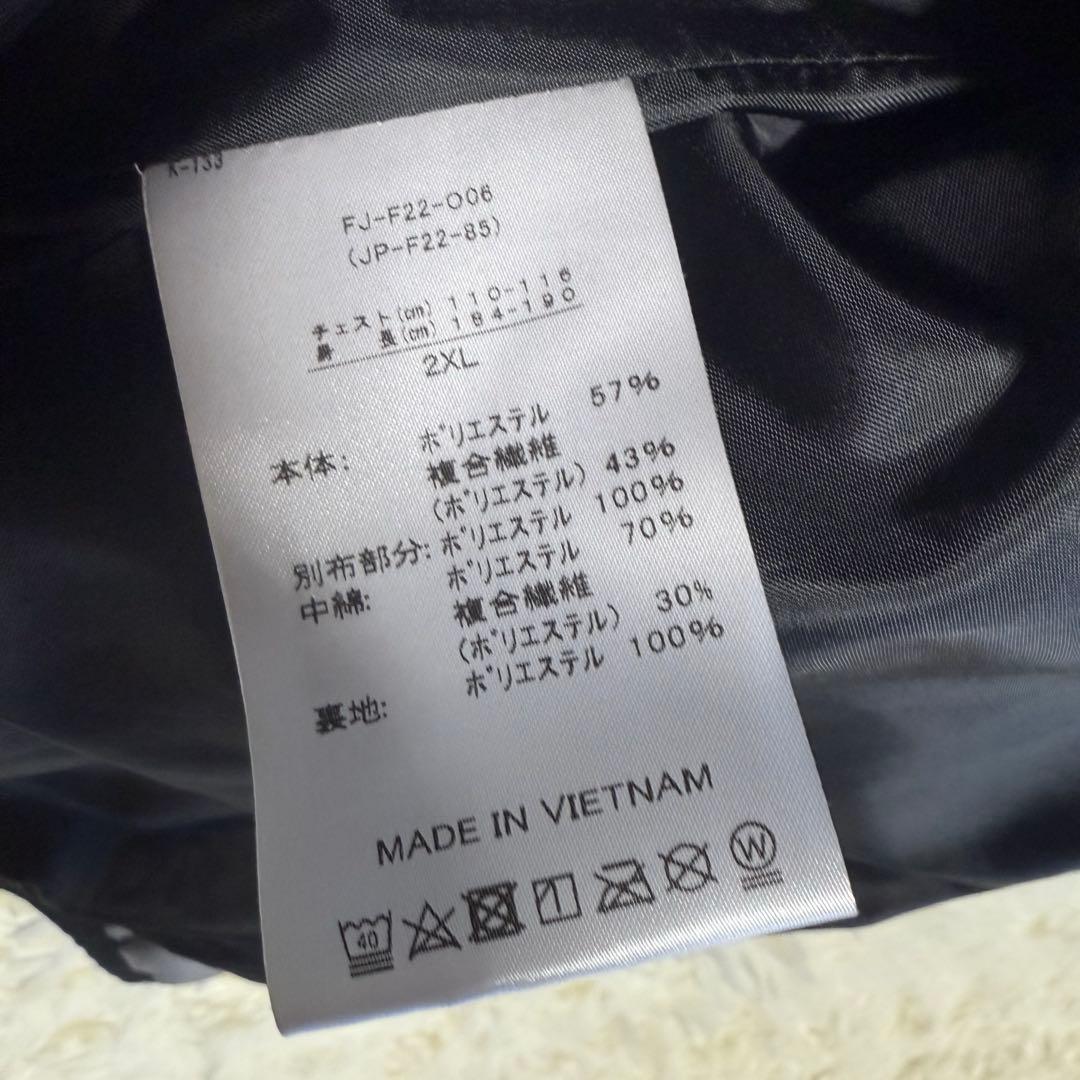 【フットジョイ】極美品 中綿ジャケット ブラック 2XLサイズ メンズ