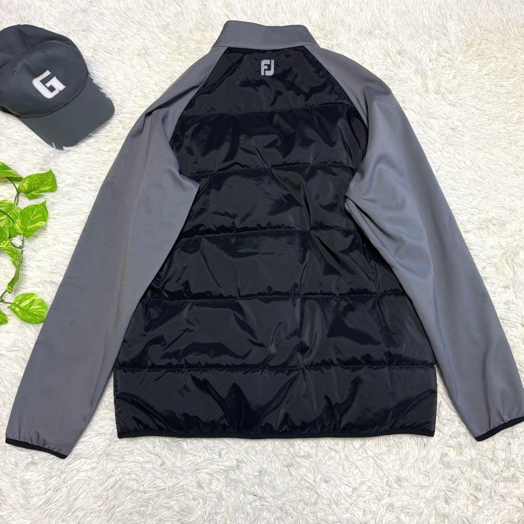 【フットジョイ】極美品 中綿ジャケット ブラック 2XLサイズ メンズ