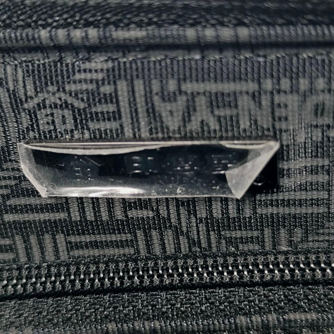 【極美品】印傳屋　変わり市松柄　ハンドバッグ　フォーマルバッグ　黒漆×黒革