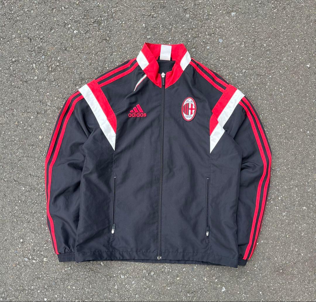 激レア　00s adidas ACミラン　セットアップ　ウィンドブレイカー