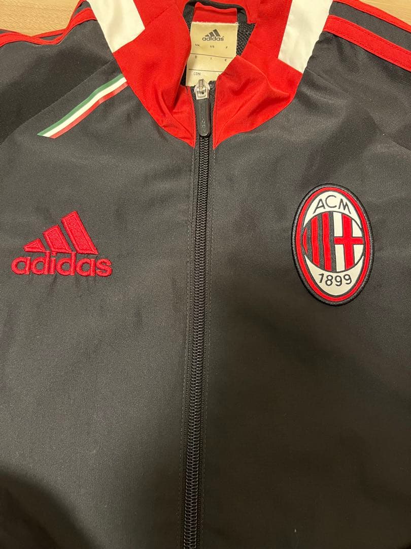 激レア　00s adidas ACミラン　セットアップ　ウィンドブレイカー