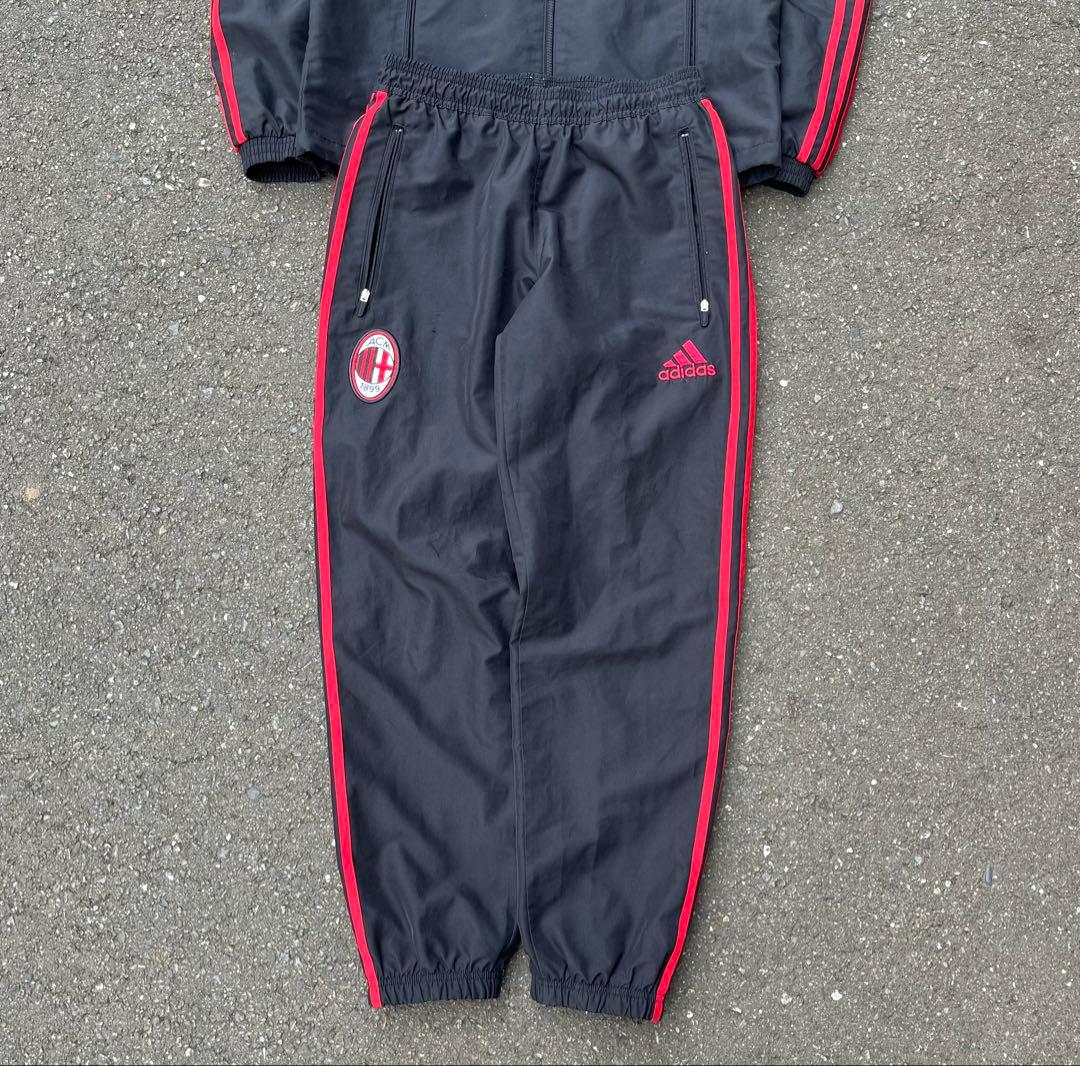 激レア　00s adidas ACミラン　セットアップ　ウィンドブレイカー