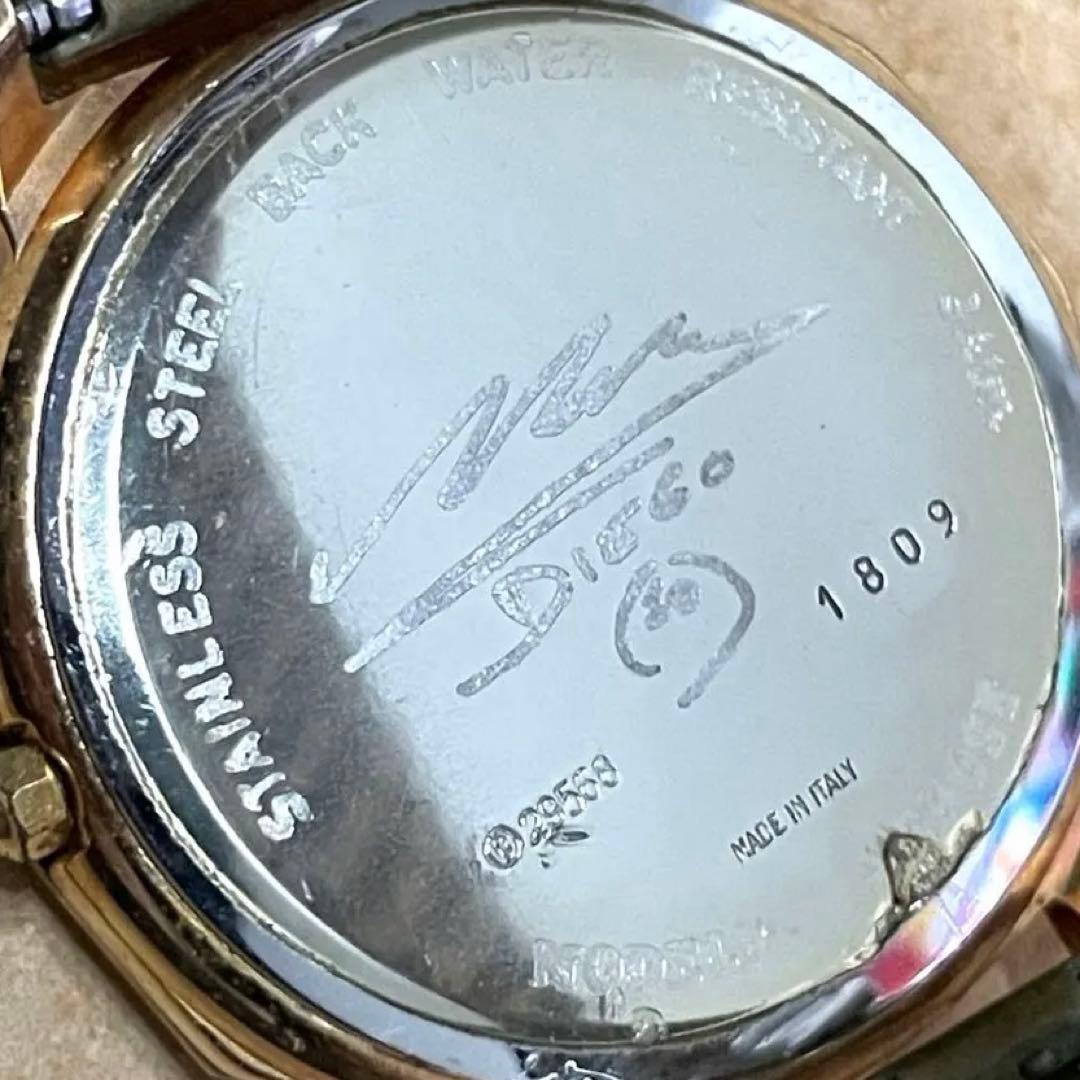 ♡限定品♡激レア♡マラドーナ サイン入り 腕時計 イタリア製 クオーツ サッカー