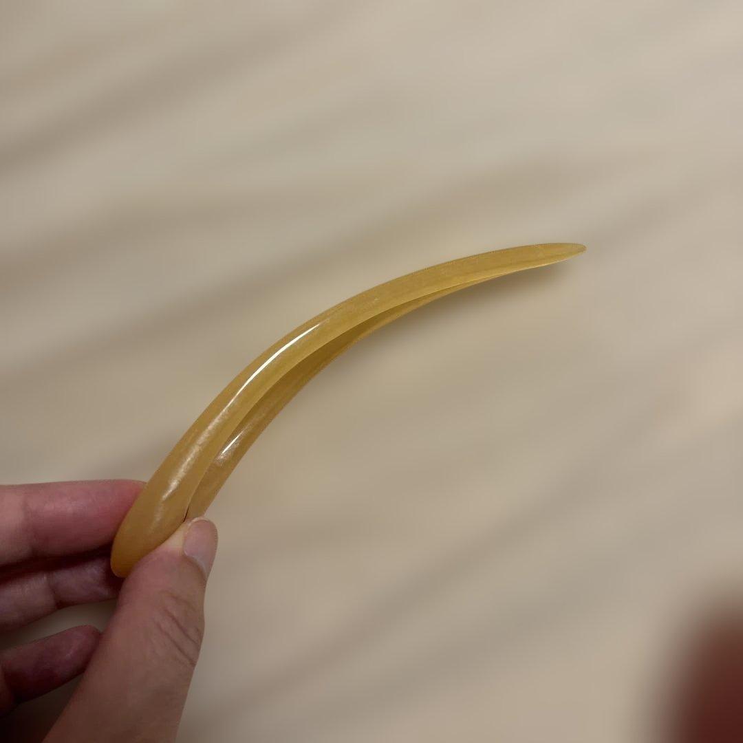 y*i様 黄色ヘアピン かんざし？とヘアゴム