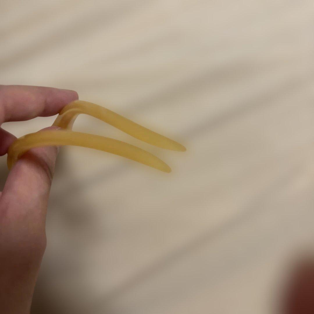 y*i様 黄色ヘアピン かんざし？とヘアゴム