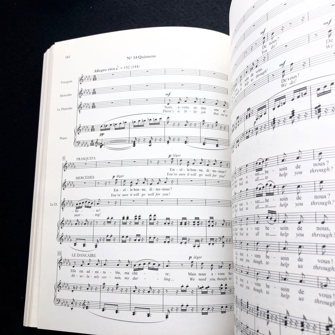 ジョルジュ・ビゼー 歌劇「カルメン」ヴォーカルスコア R.L. Smith