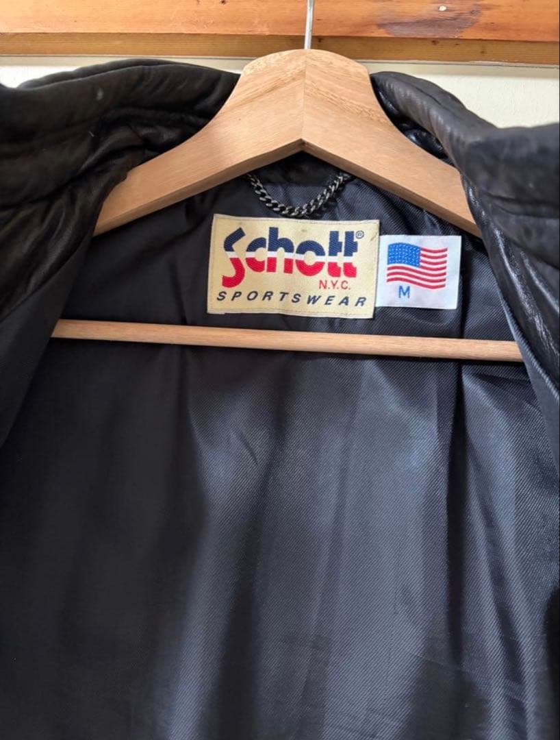 Schott NYC パデッドジャケット Mサイズ