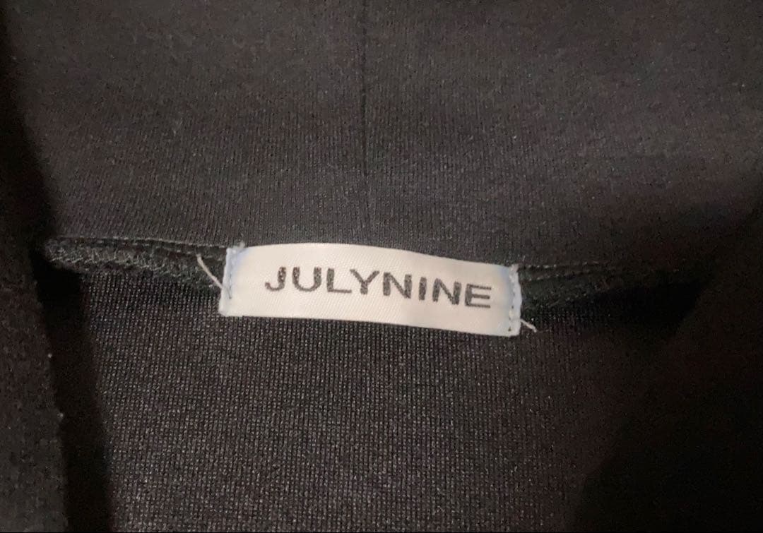 ⭐️JULY NINE フーディブルゾン・ブラック⭐️年末までお値引きです‼️