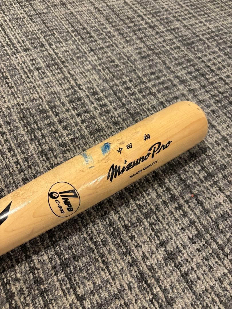 中田翔　Mizuno Pro バット バッティンググローブ
