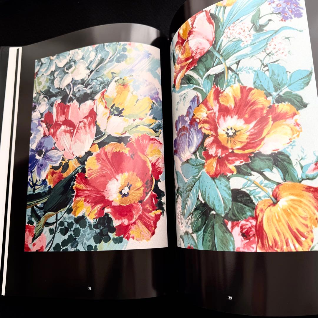 花の装飾デザイン画 作品集「Classic flower」ジャコモ・バルザッギ画