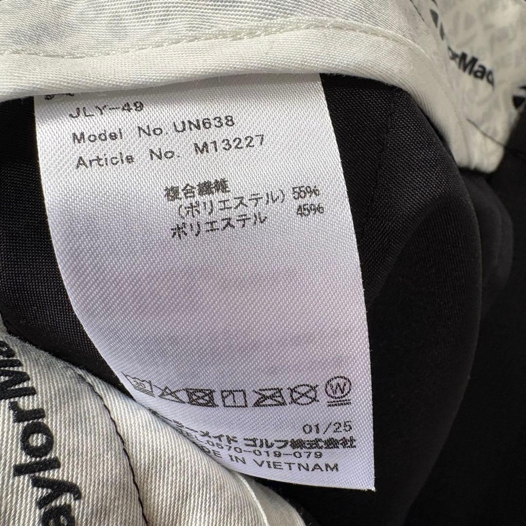 【超美品】TaylorMade　ストレッチウーブンパンツ　ブラック８５