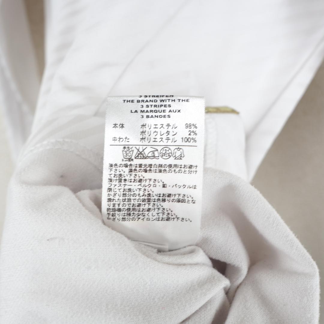 G8457*adidas アディダス☆ゴルフウェア☆プルオーバー☆白ホワイト