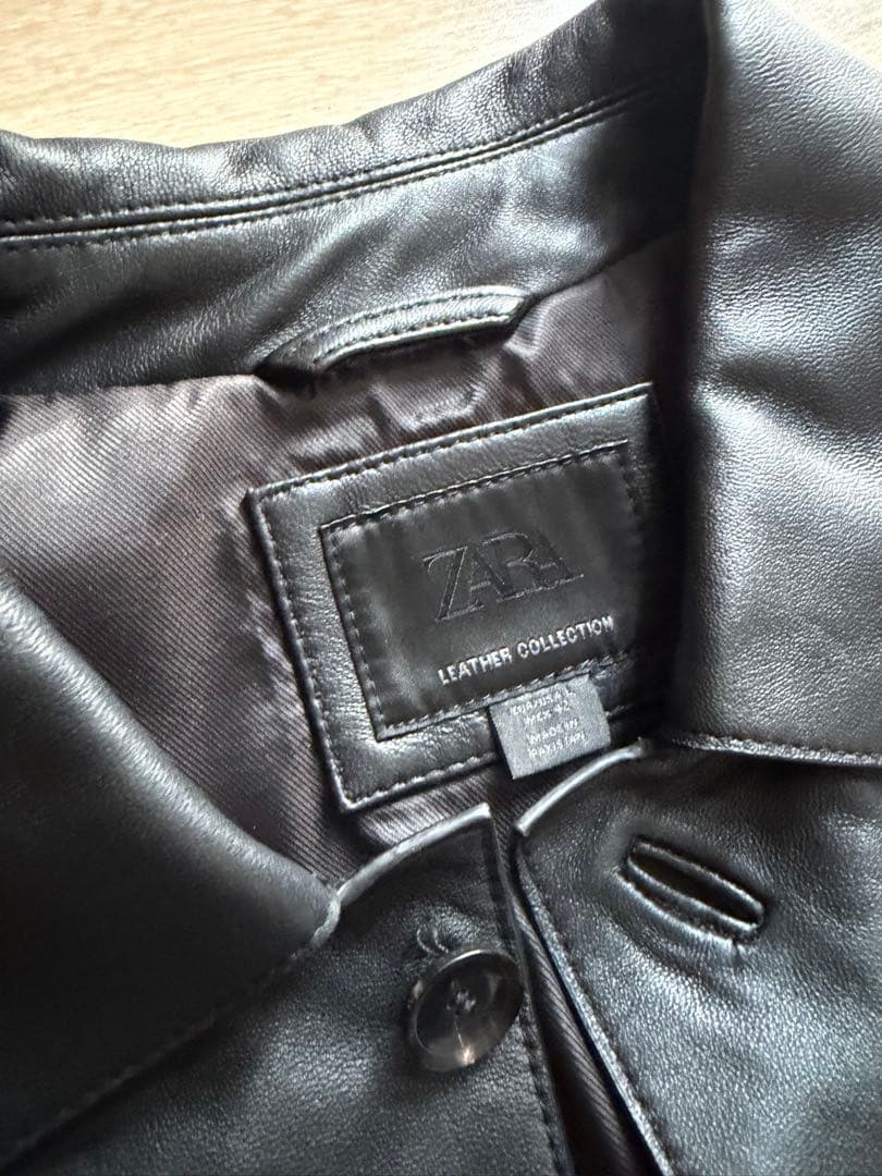 ZARA レザーコレクション ラムレザージャケット