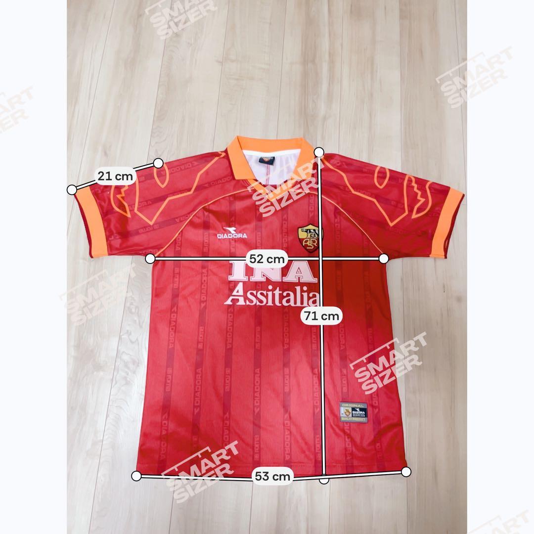 【希少】ASローマ トッティ 10番 Diadora期 ホーム Lサイズ 美品