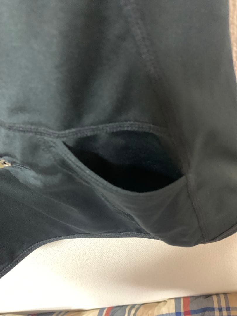 【NIKE】DRI-FIT ブラック ハーフジップ Tシャツ M used古着