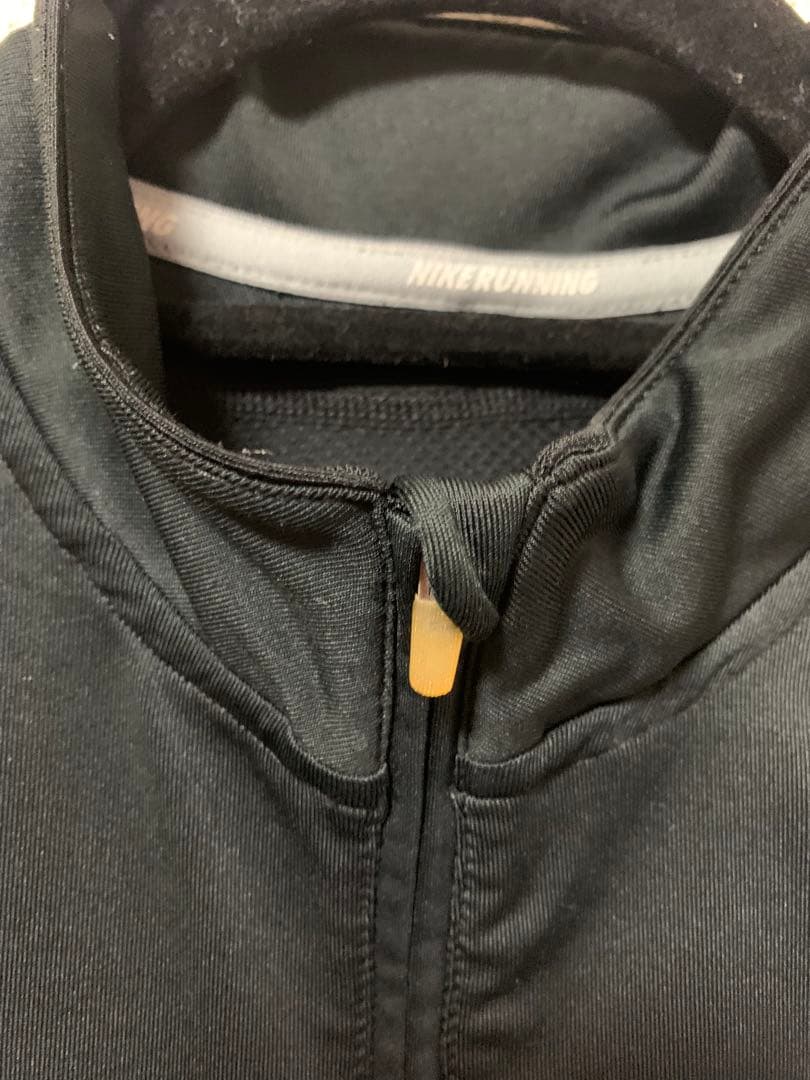 【NIKE】DRI-FIT ブラック ハーフジップ Tシャツ M used古着