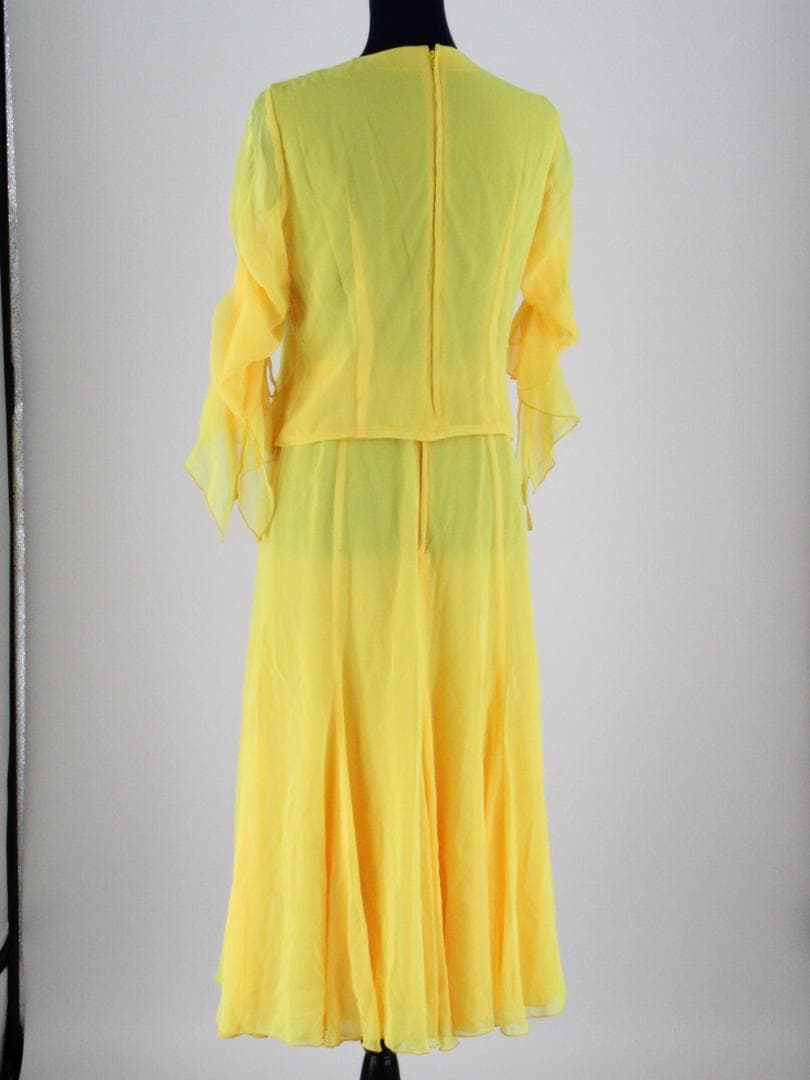 【美品 日本製 社交ダンス衣装 ツーピースセット】Sanline サンリーヌ