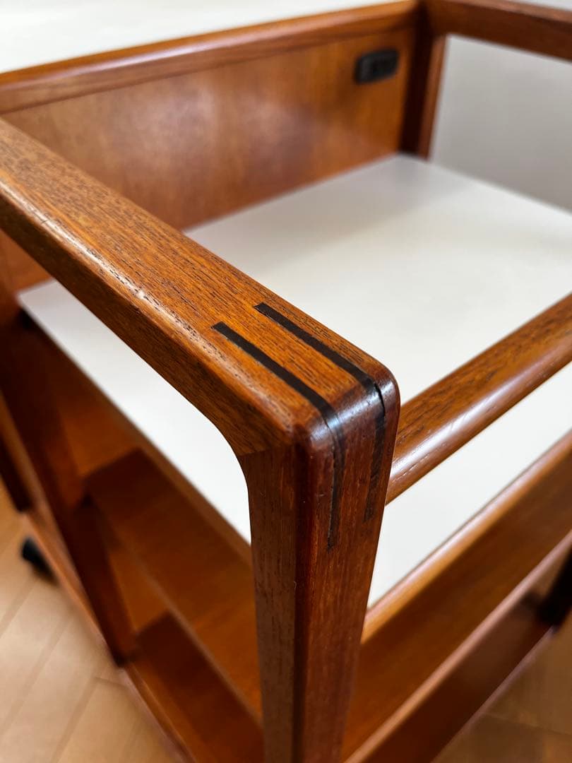 ヴィンテージ　チーク　ワゴン　ミッドセンチュリー　レトロモダン　北欧　モダン