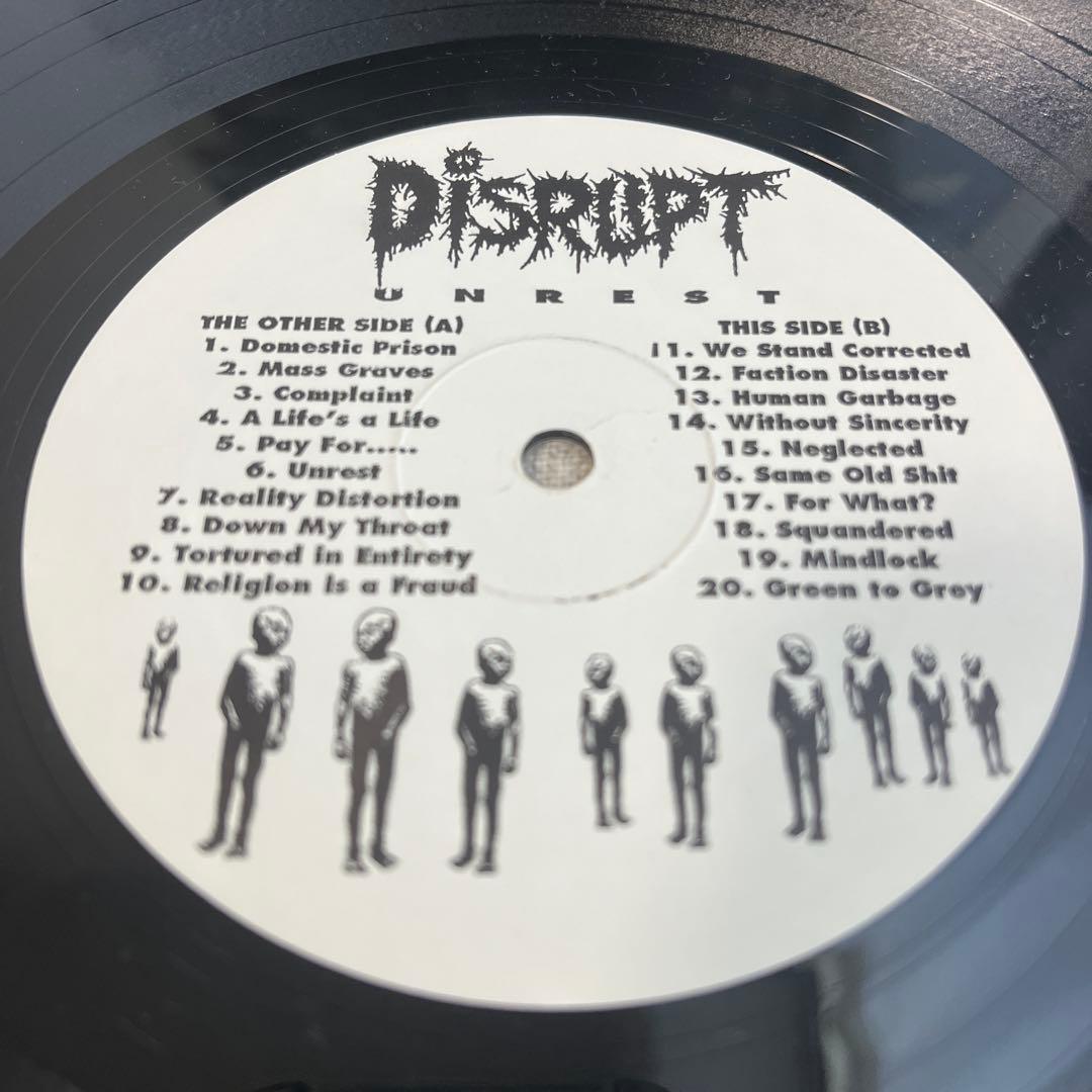 激レア DISRUPT / Unrest LP クラスト パンク ハードコア