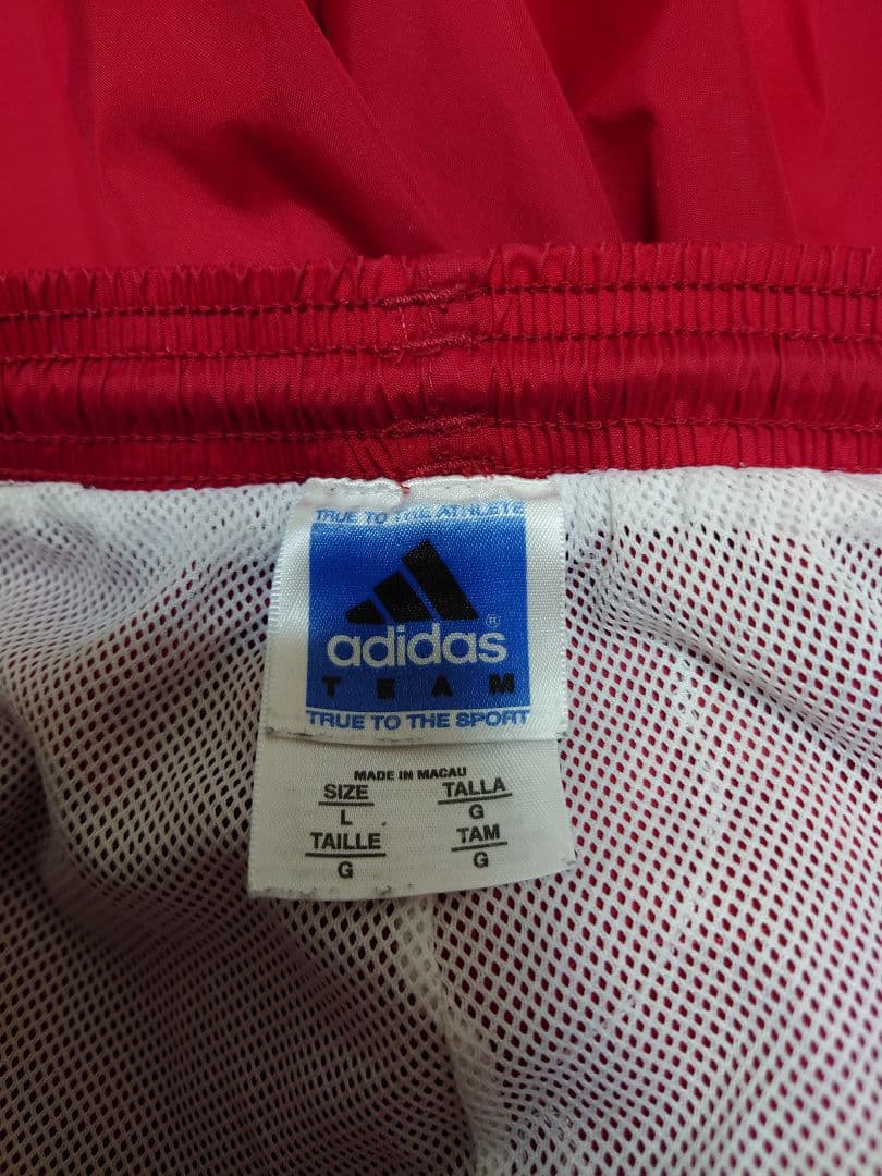 ☆ adidas トラック ナイロン パンツ レアカラー ビッグシルエット L