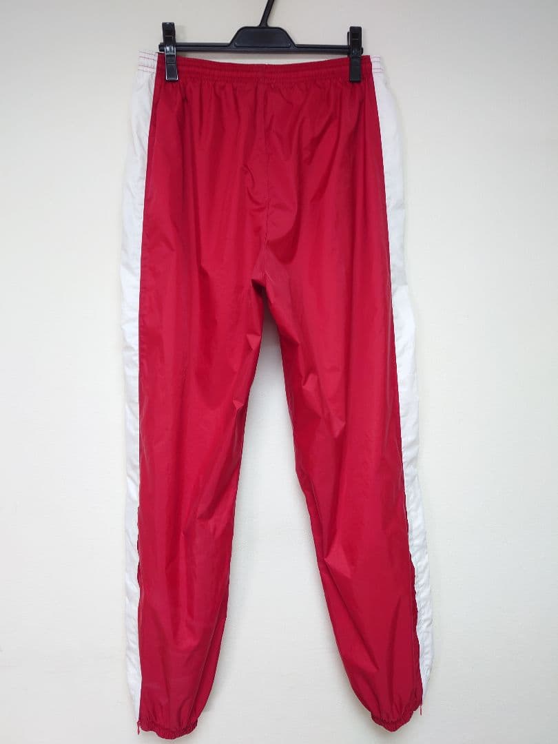 ☆ adidas トラック ナイロン パンツ レアカラー ビッグシルエット L