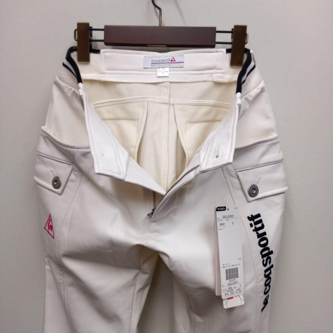 新品未使用 ルコックスポルティフゴルフ 保温効果 防風 撥水 ストレッチパンツ