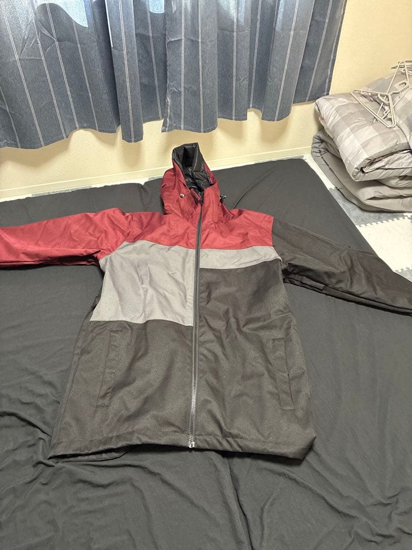 スキーウェアセット 赤色 Lサイズ