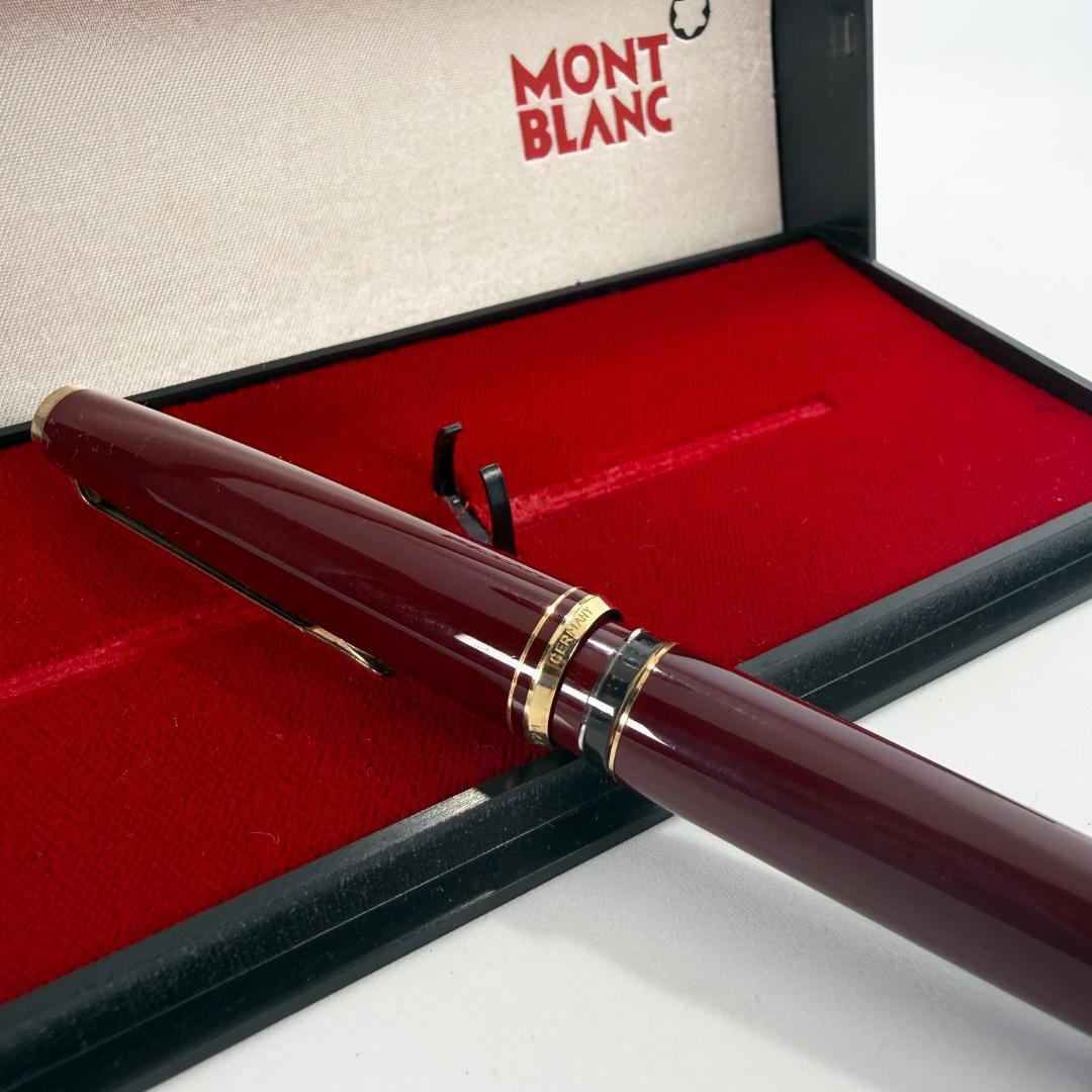 【ヴィンテージ】モンブラン 万年筆 No.221 14K(585) ボルドー