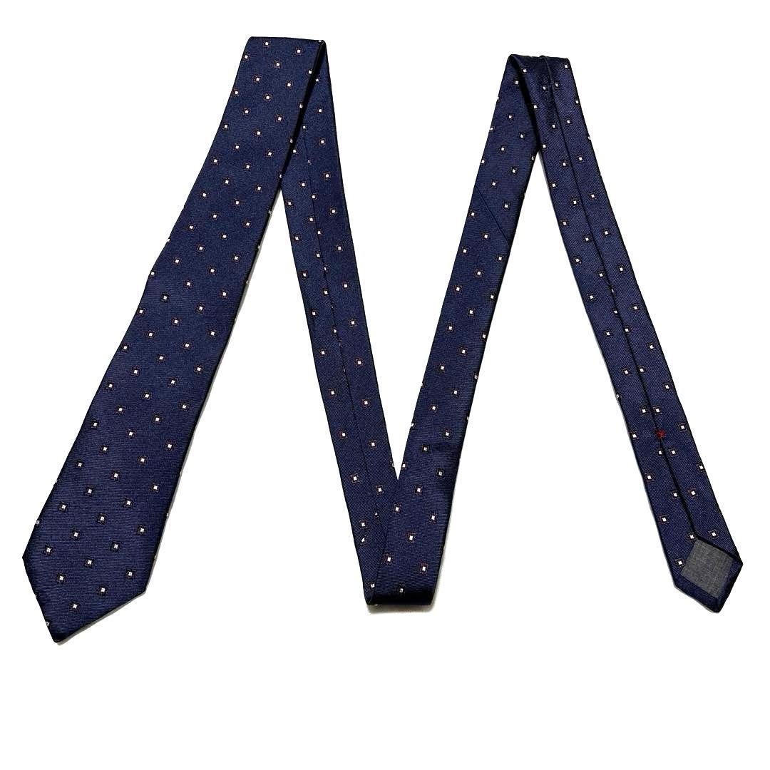 BRUNELLO CUCINELLI　ブルネロクチネリ　ネクタイ　ネイビー　美品