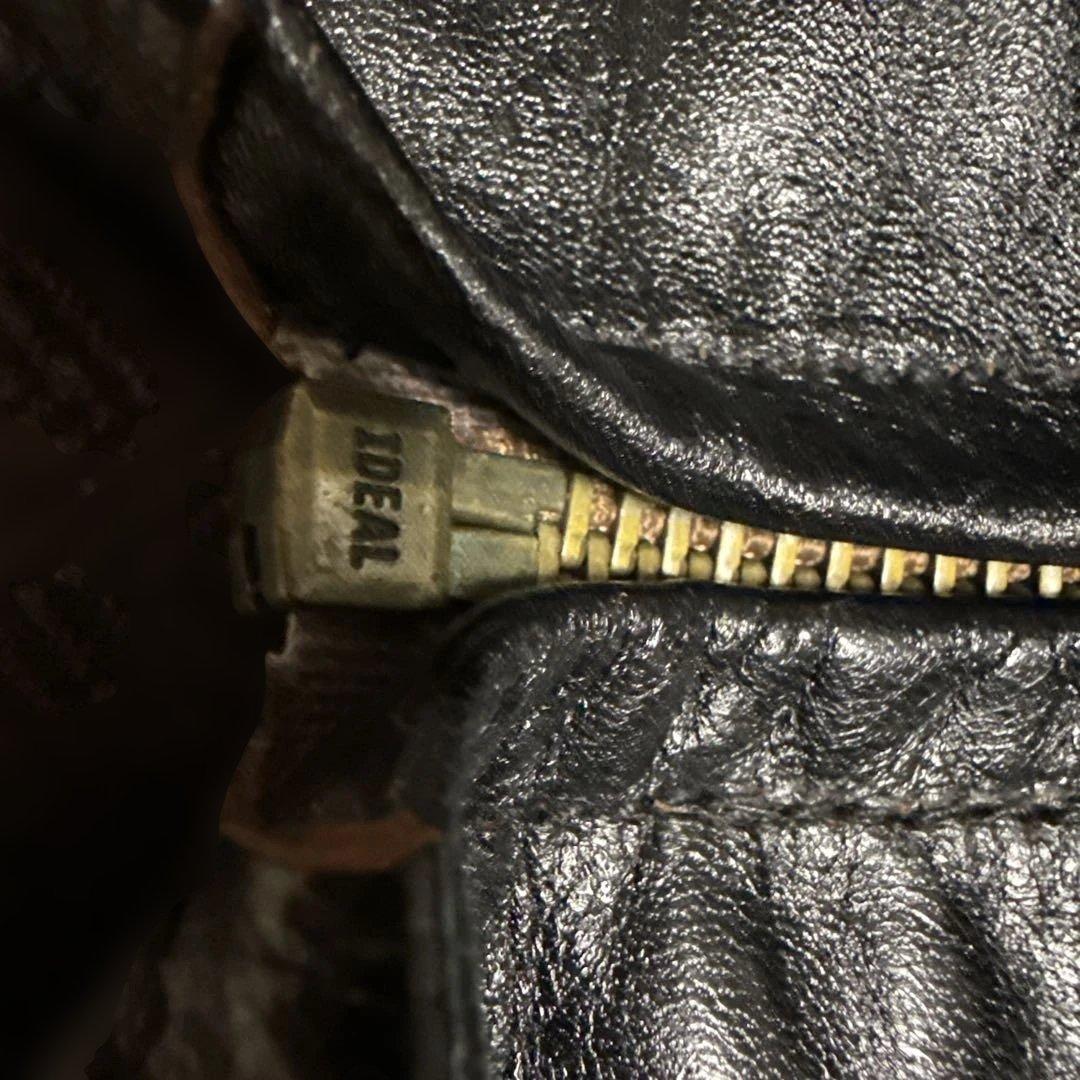 SIMONS シモンズ 馬革 茶芯 ライダースジャケット ホースレザー