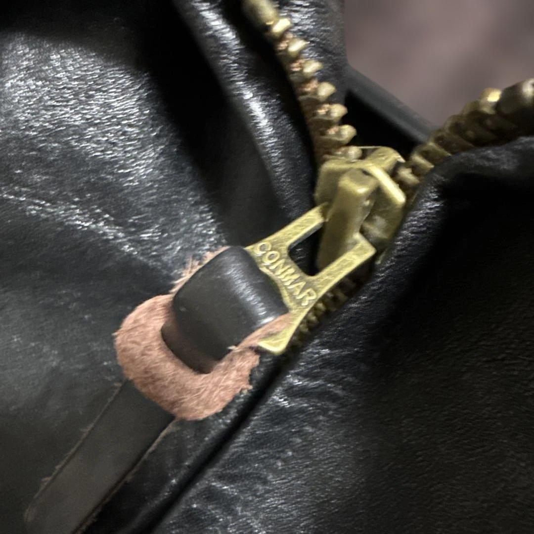 SIMONS シモンズ 馬革 茶芯 ライダースジャケット ホースレザー