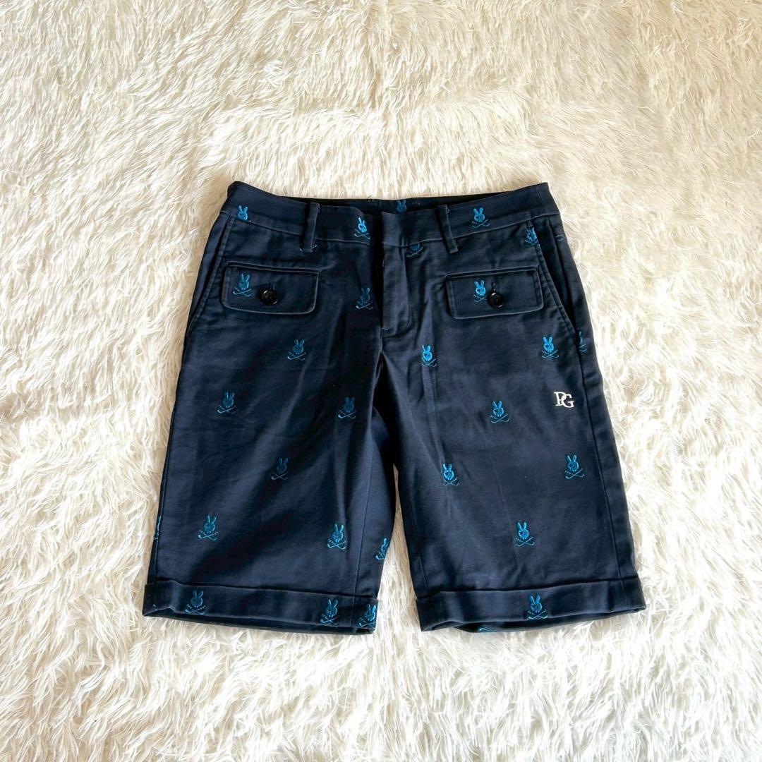 PEARLY GATES パーリーゲイツ ショートパンツ ゴルフ 刺繍ロゴ