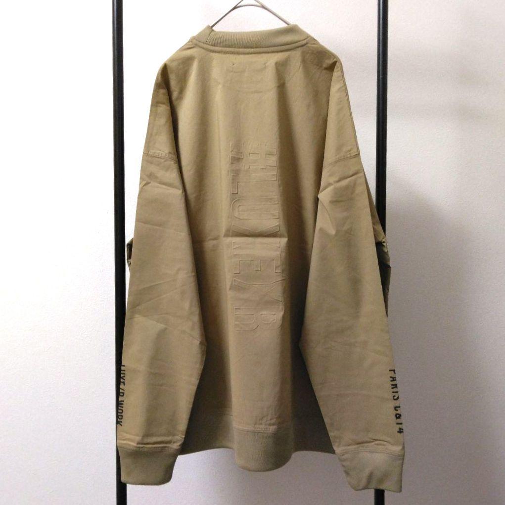 [サンプルSALE /D378 ] LUXE/R ナイロン布帛プルオーバー