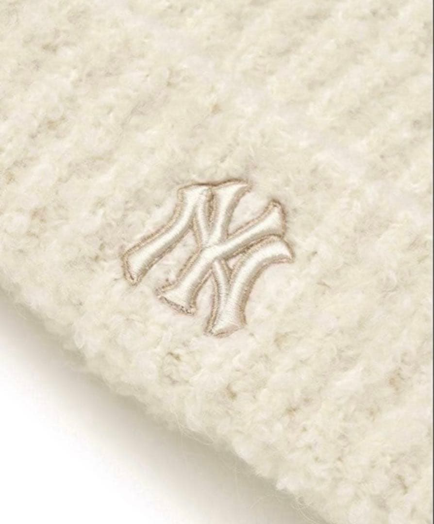 MLB 韓国限定　韓国　人気　aespa エスパ　カリナ　猫耳　ニット帽