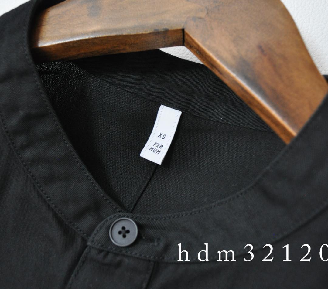 FIRMUM フィルマム 20/1コットン 強撚ツイル プルオーバー